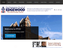 Tablet Screenshot of fpcedgewood.org